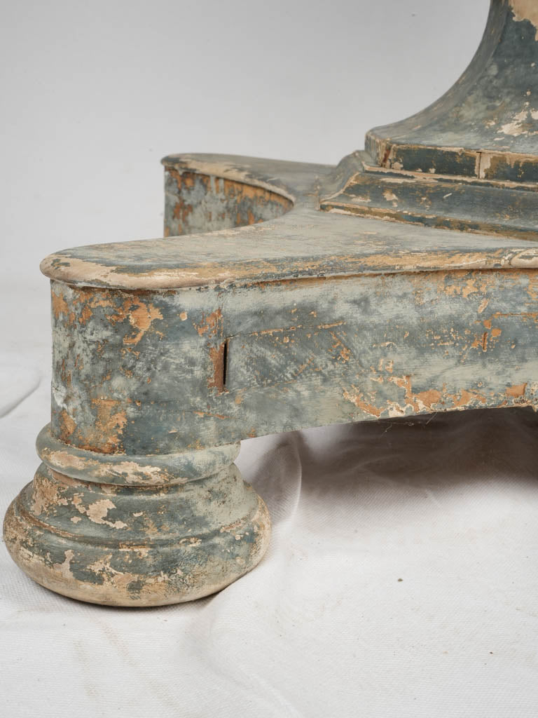 Refined, luxurious, French, weathered, antique, marble table