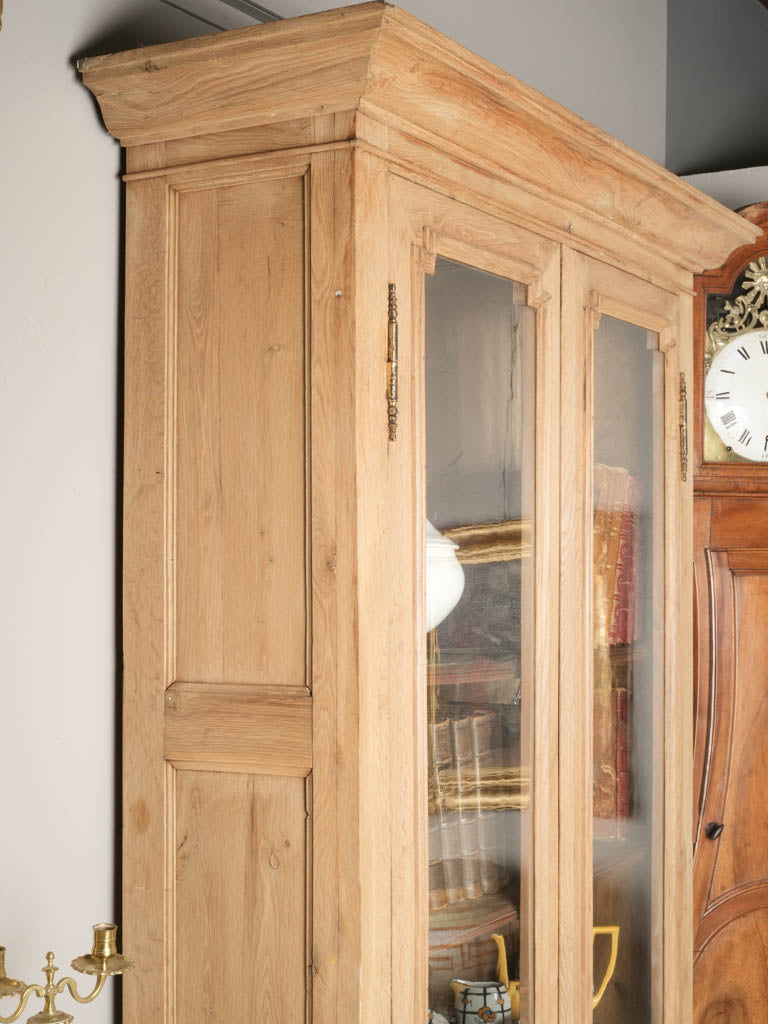 Pair of antique French bookcases / storage cabinets - early 20th century 94½" x 47¾"