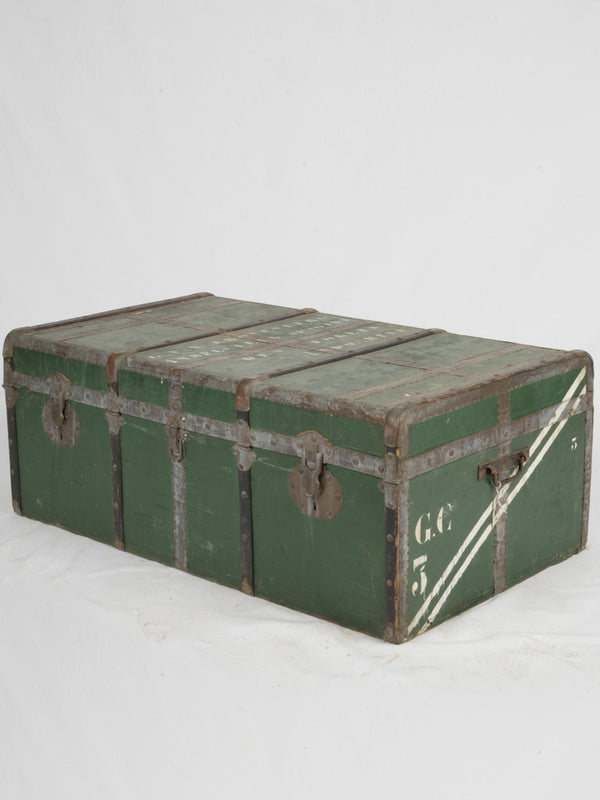 Vintage wooden Indochina trunk