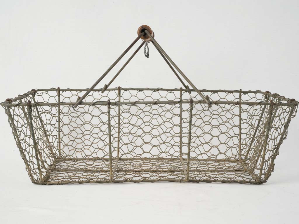 Timeless French country wire basket