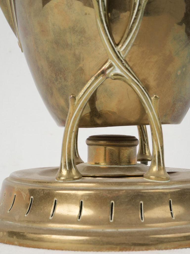 Historical brass percolation method pot