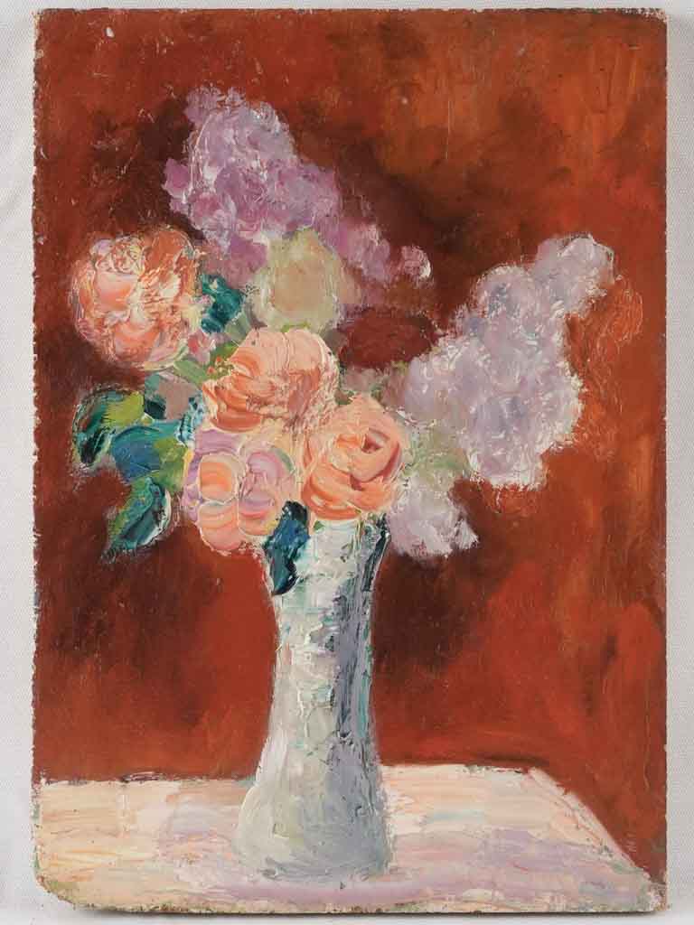 Vintage Floral Still Life by Costa