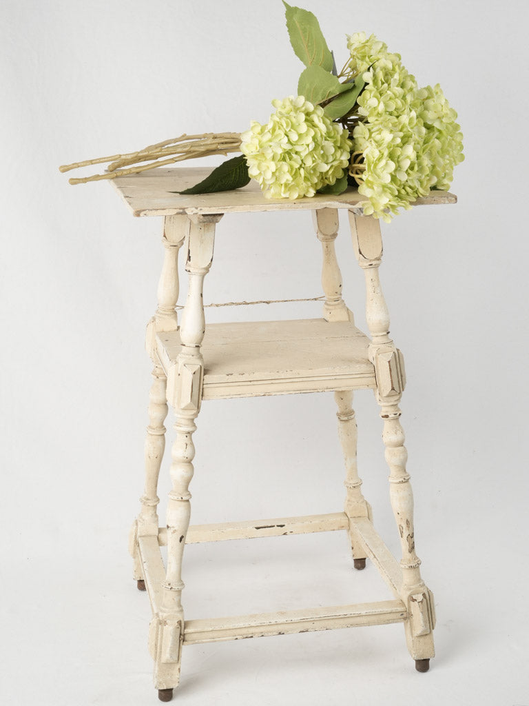 Antique white 19th-century side table