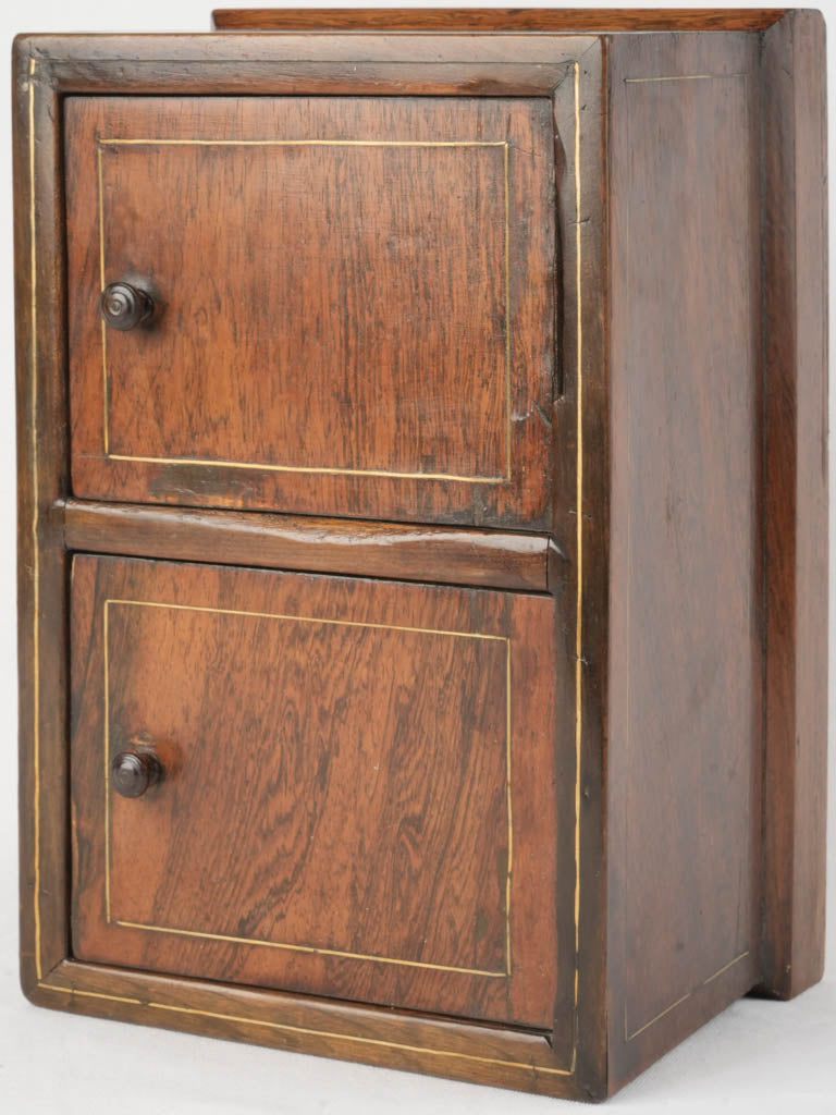 Antique French Tobacco Box w/ Marble Interior