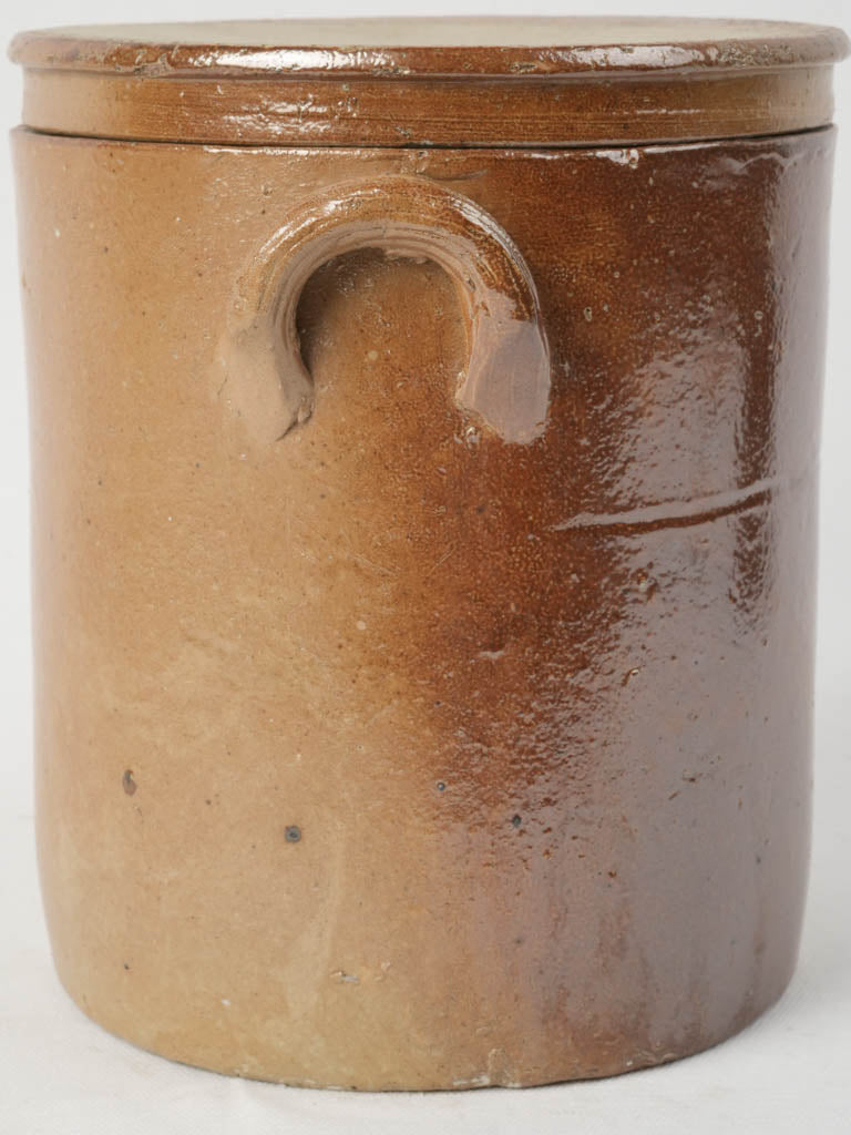 1950's French stoneware preserving pot