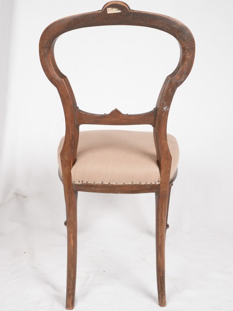 Classic French country kitchen chair sextet