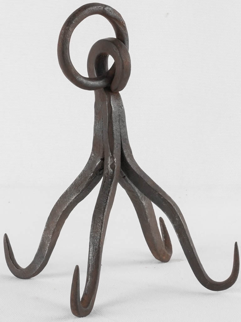 Antique Iron Butcher's Charcuterie Hooks