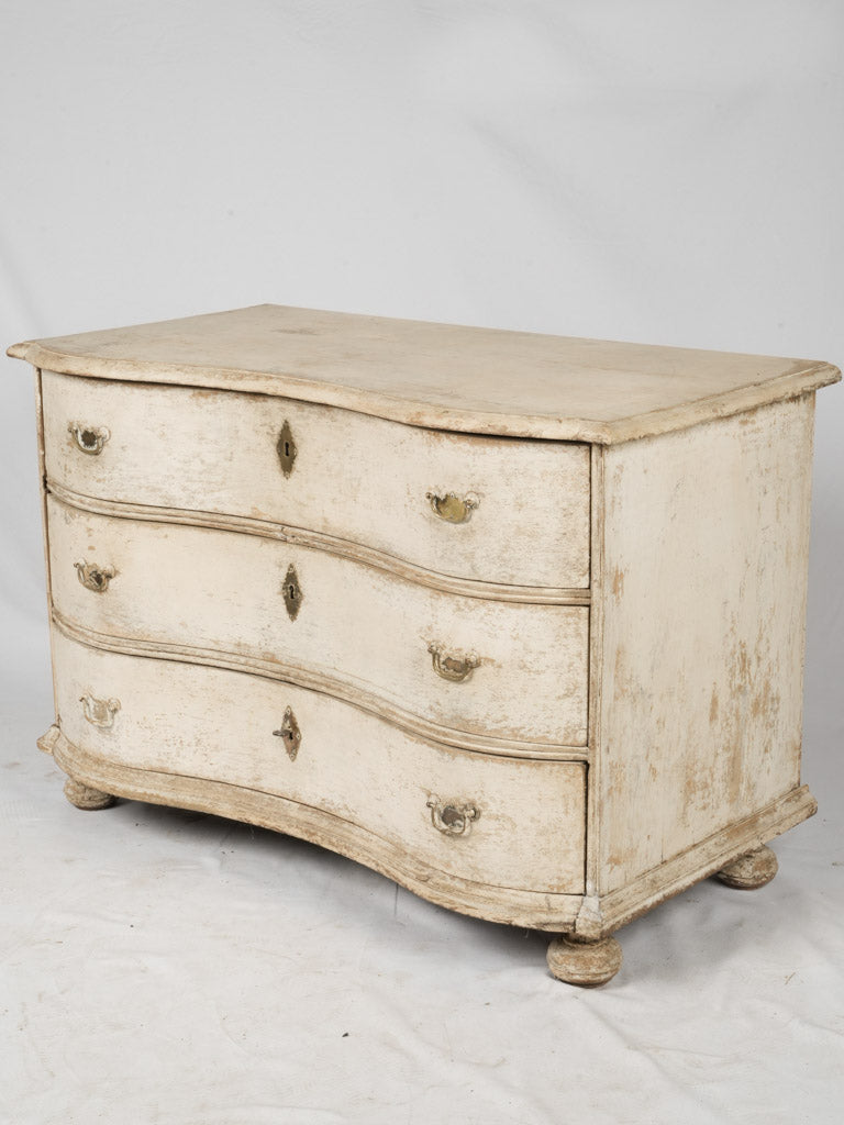 19th Century Refined Bow Front Commode