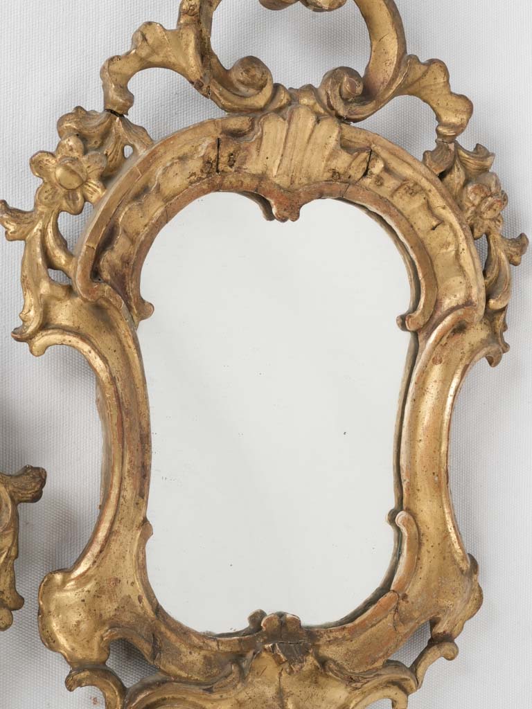 Opulent 18th Century Candle Sconces