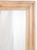 Classic rectangular oak mirror