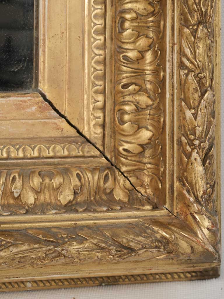 Timeless Louis XVI style gold mirror