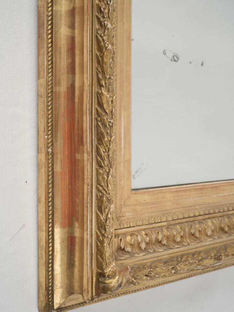 Classic 19th-century laurel motif mirror