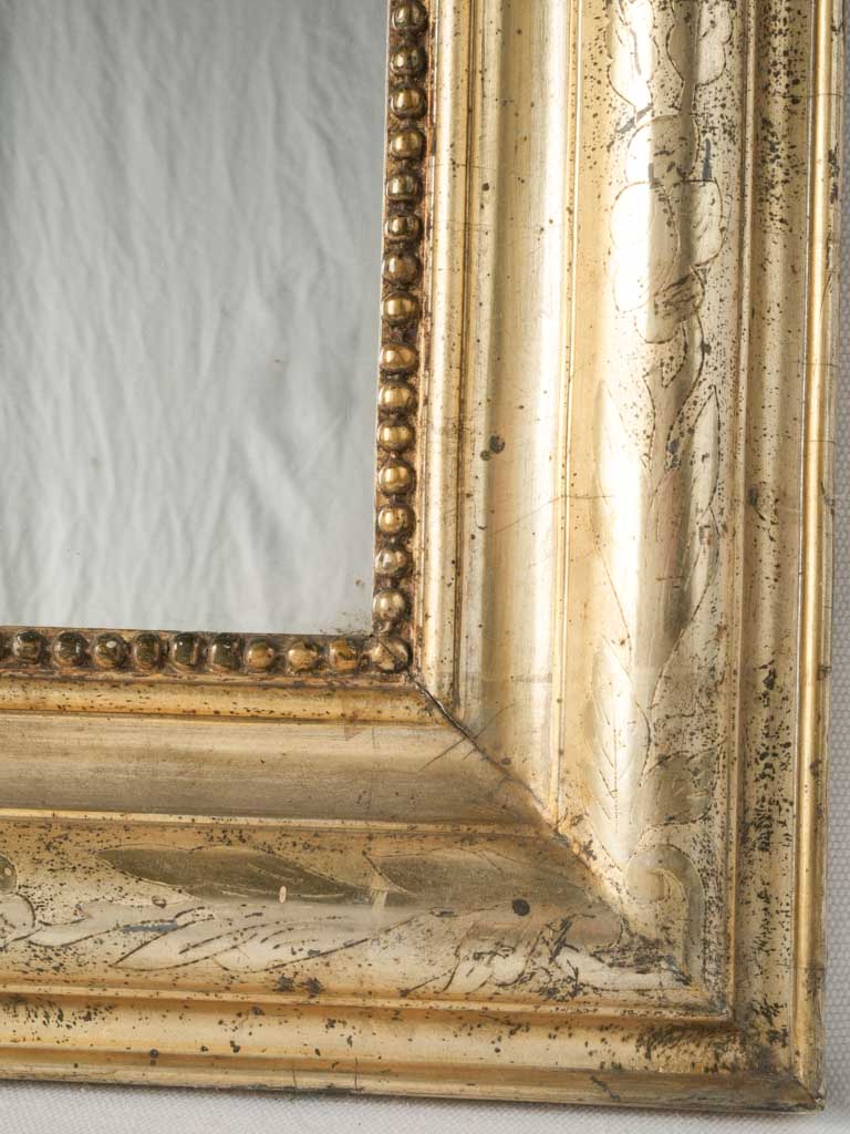 Elegant, floral Louis Philippe mirror