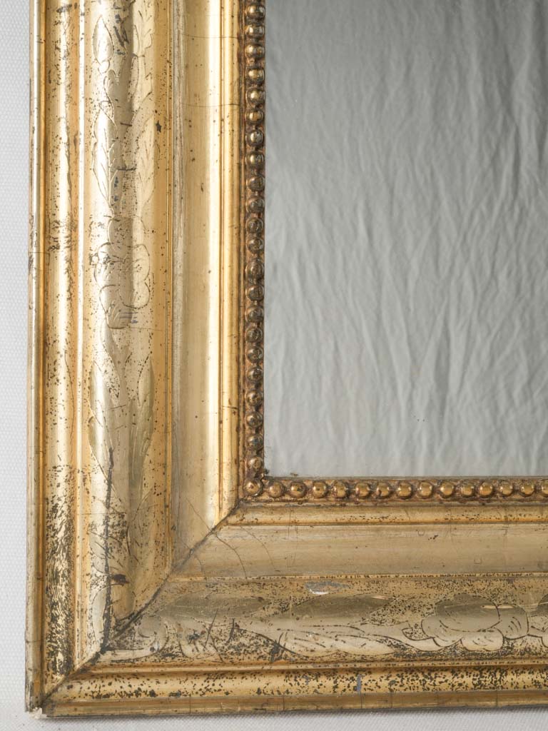 Classic, beaded Louis Philippe mirror