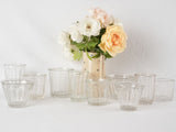 Collection of antique French jam jars - glass