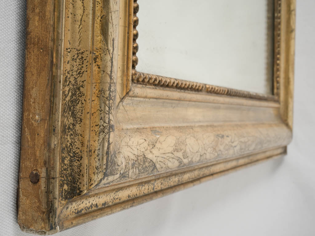 Vintage, embellished Louis Philippe mirror