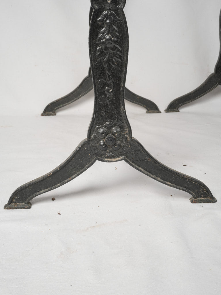 Glossy Antique French Bistro Table Frames