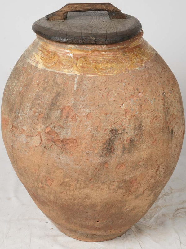 Provençal Craftsmanship Olive Oil Storage Jar