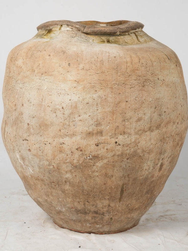 Authentic Fréjus terracotta olive container