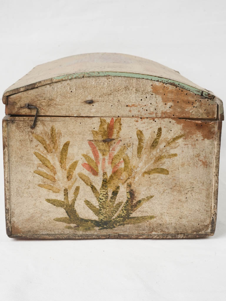 18th-Century French Marriage Chest w/ Floral Motifs