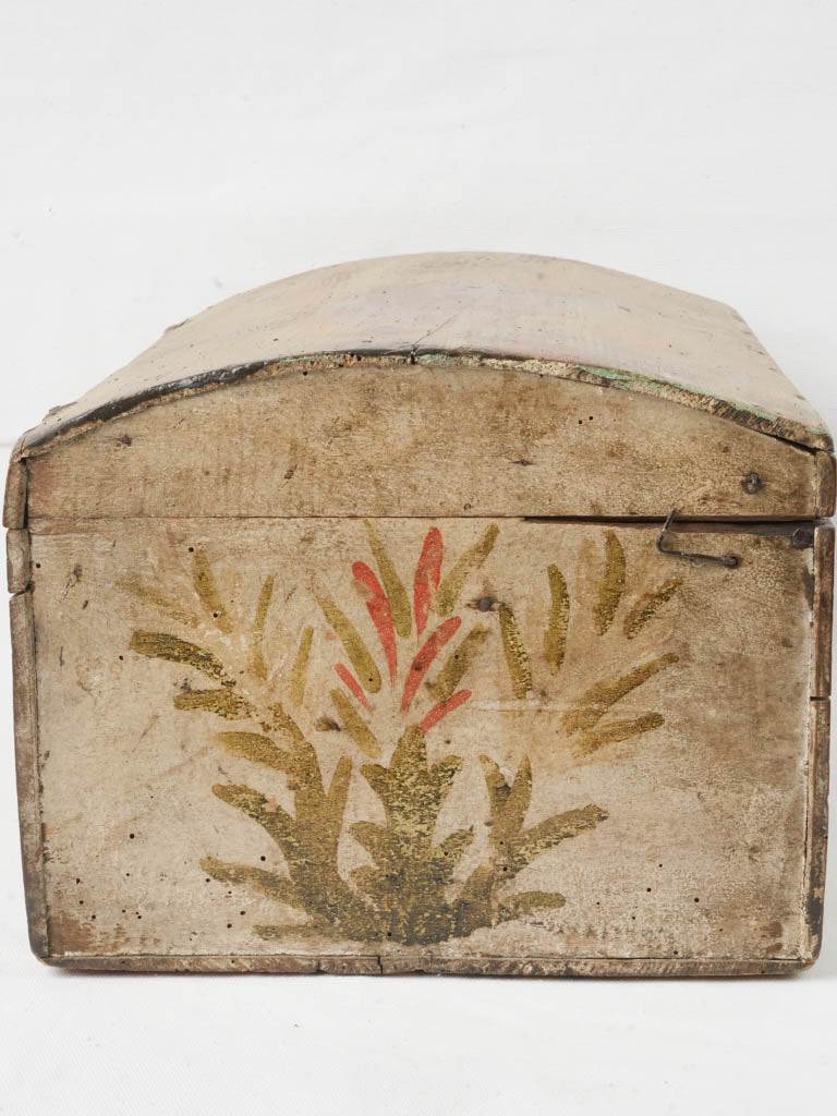 18th-Century French Marriage Chest w/ Floral Motifs