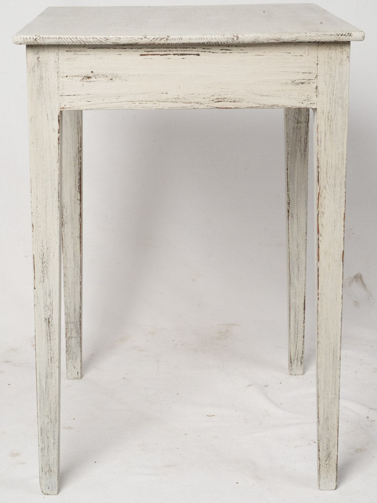 Graceful, antique pine end table