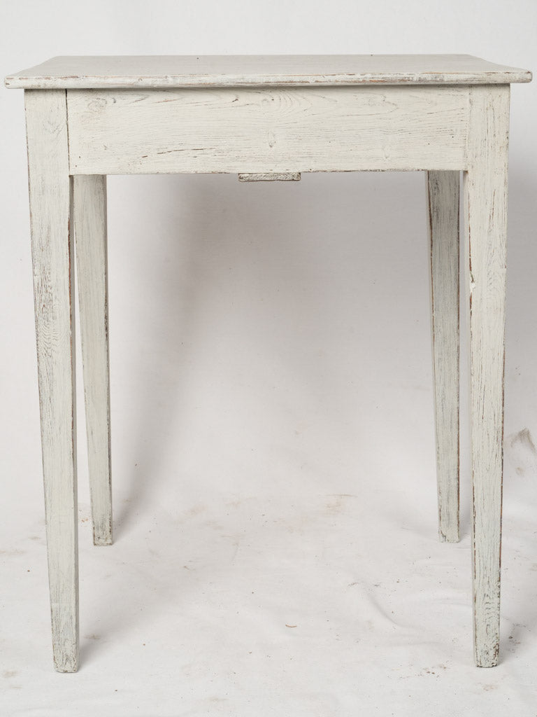 Contemporary white-gray patina nightstand