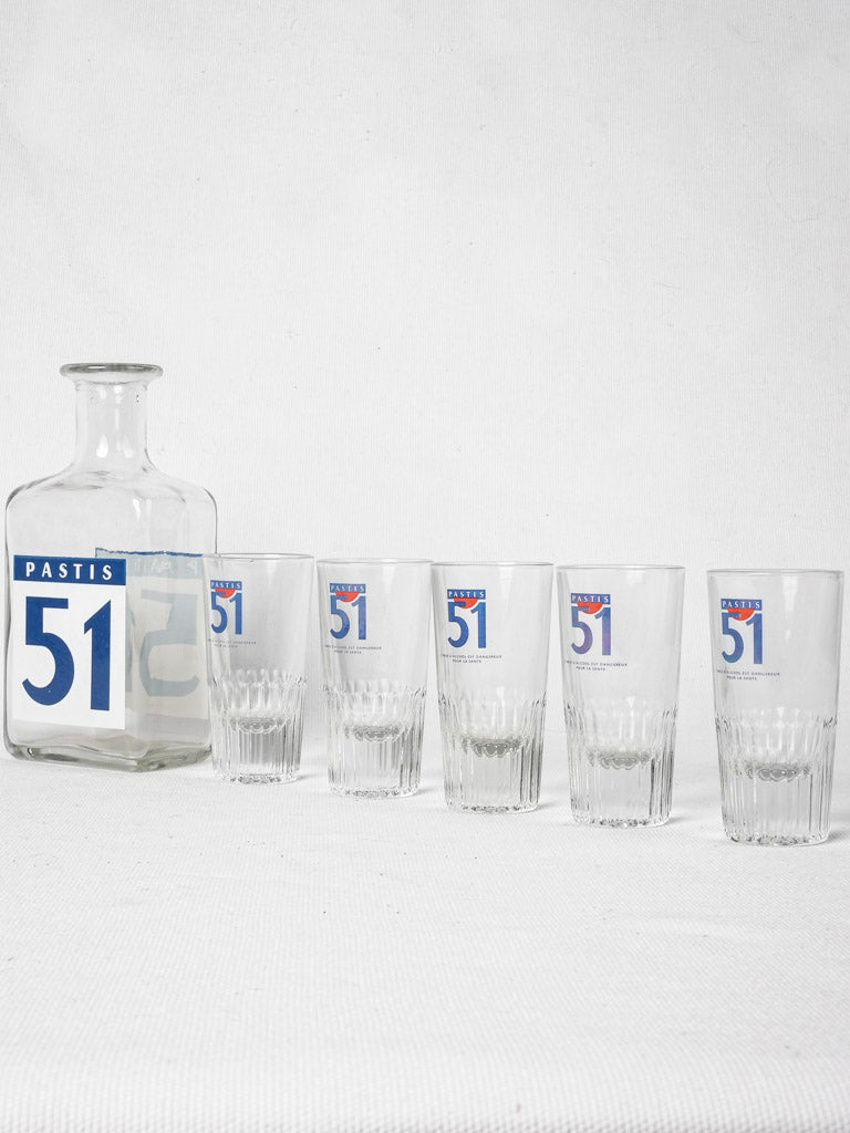 Antique Pastis 51 barware collection