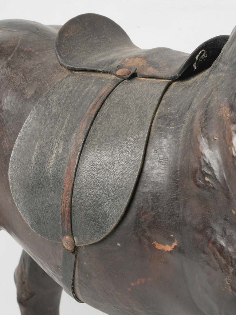 Early 20th-Century Leather Horse Decoration