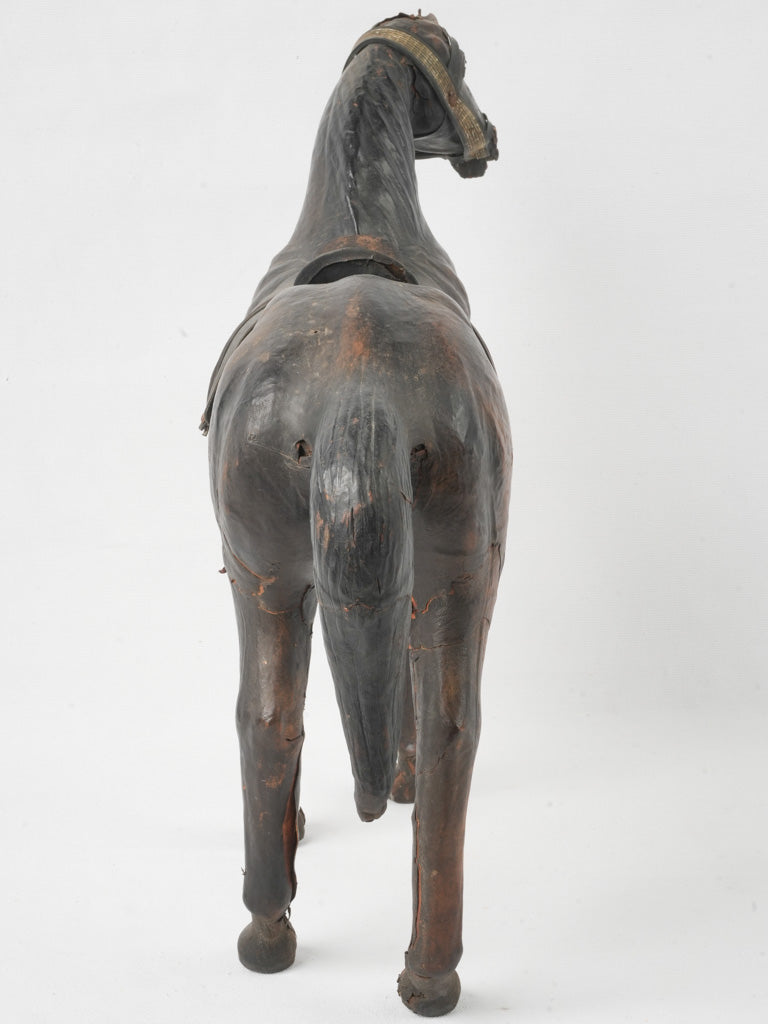 Early 20th-Century Leather Horse Decoration