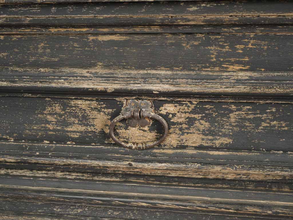 Dark blue, antique sideboard enfilade