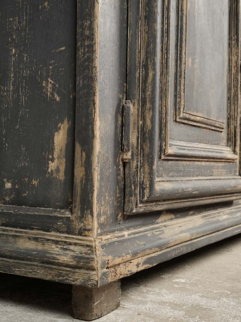 Dark blue, aged Louis XIII sideboard