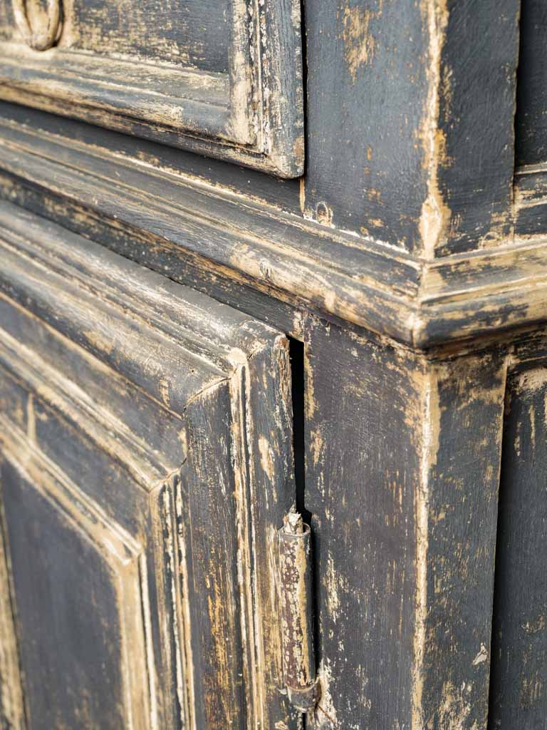 Distressed, historic enfilade buffet