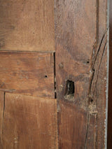 Sturdy gray and white armoire