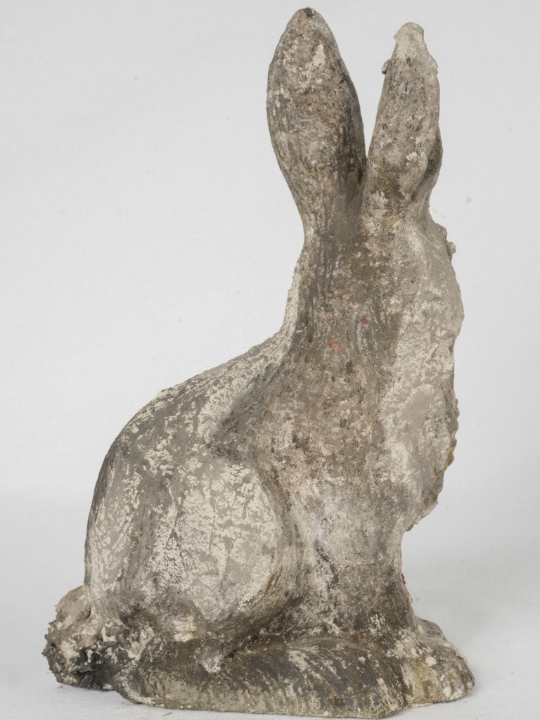 Muted-toned, Vintage, French, Concrete, Rabbit, Sculpture