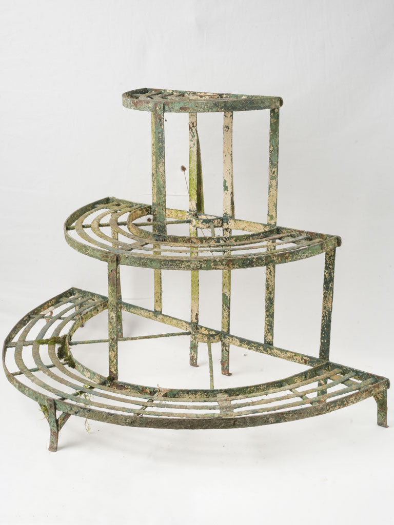 Elegant antique iron plant stand  