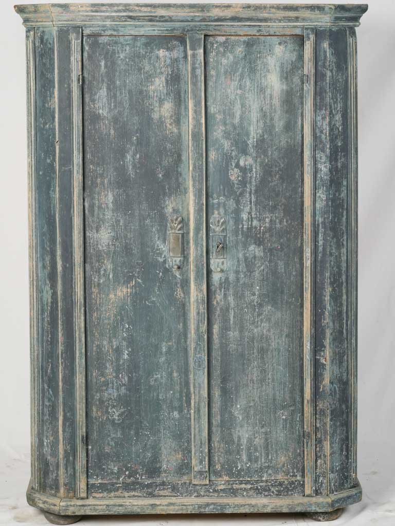 Distressed 19th century armoire