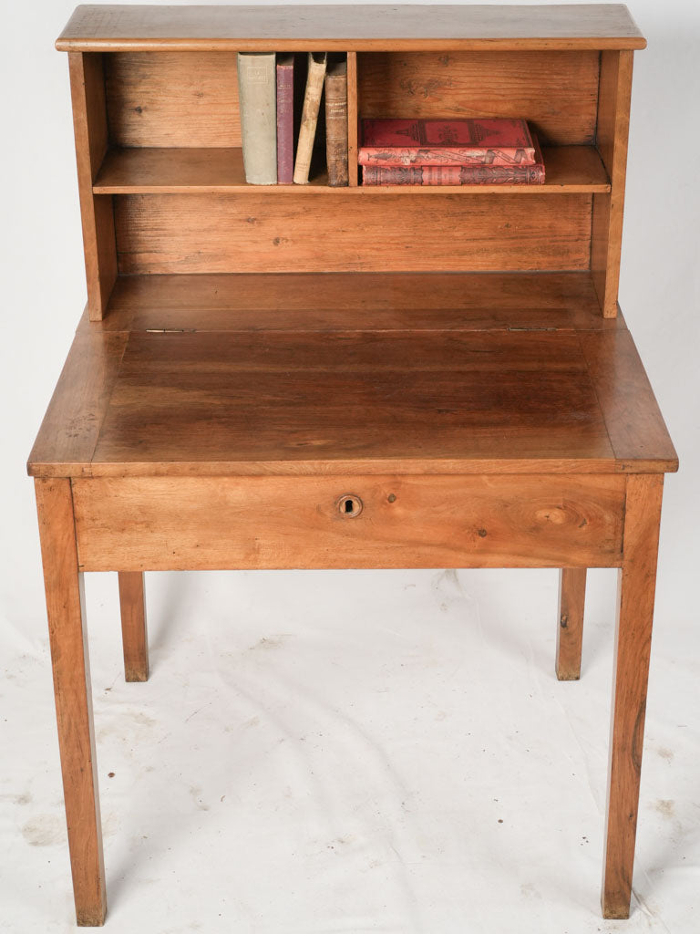 Elegant antique walnut writing desk