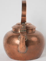 Decorative large copper kettle