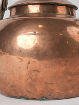 Elegant 19th-century French copper kettle