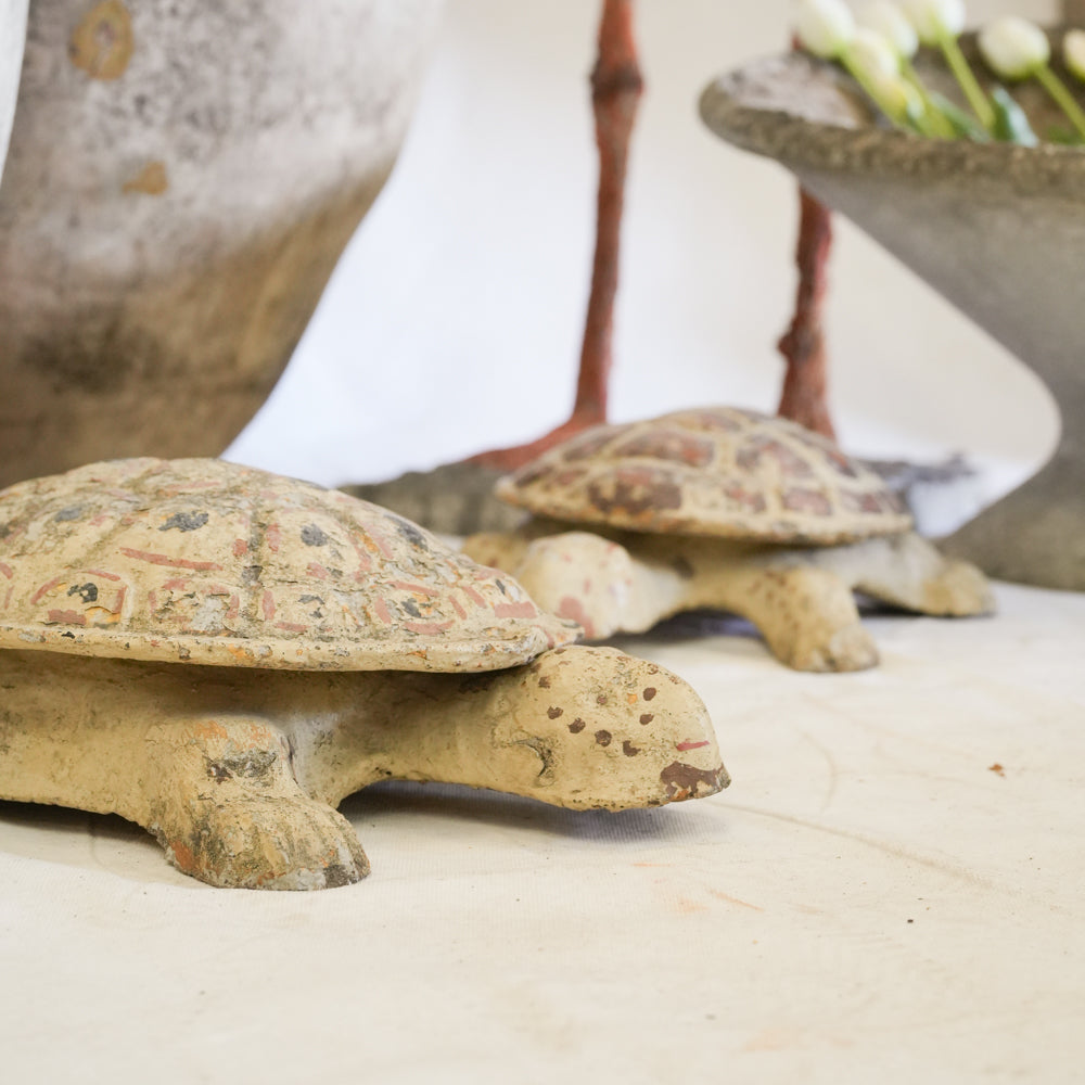 Unique 1960s/1970s French turtle decor