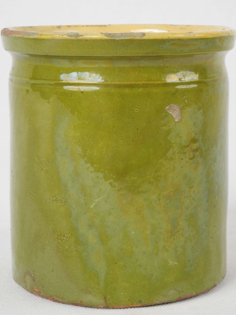 Quaint Saint-Quentin pottery jam jar