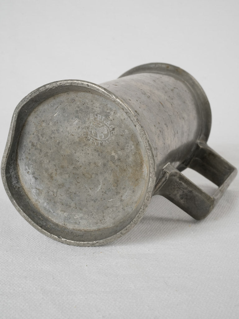 Rustic 18th-century kitchen pewter collectible