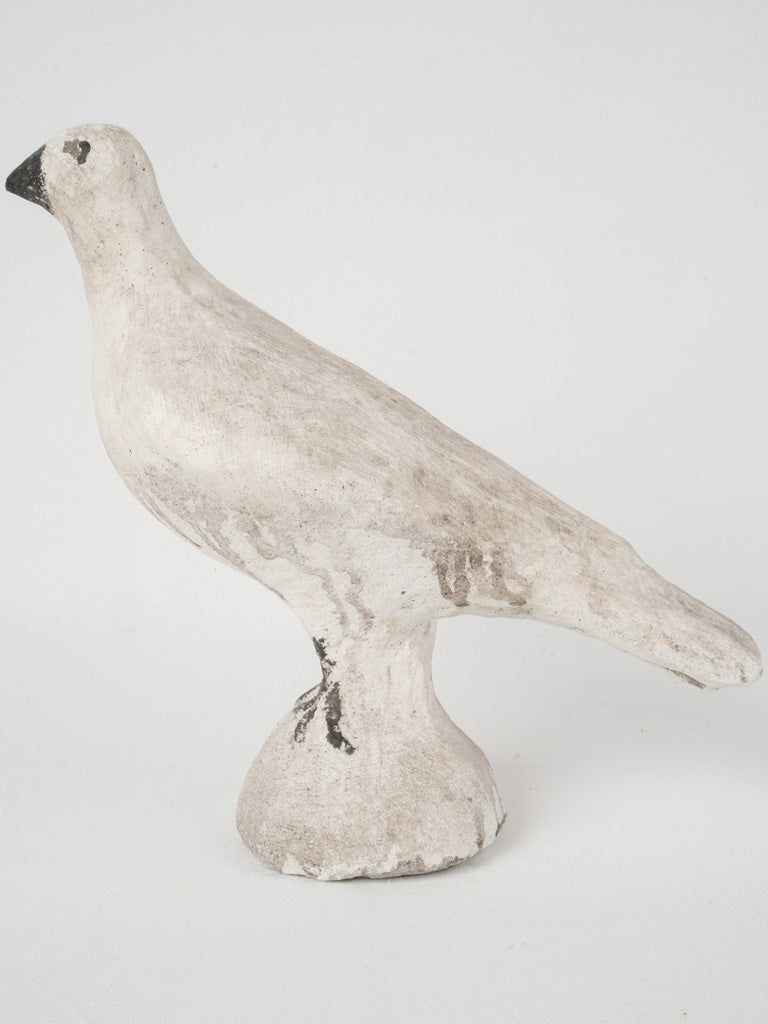 Elegant French Cement Bird Statue