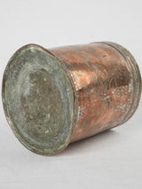 Classic Engraved Copper Beer Container