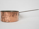 Classic French culinary copper pot