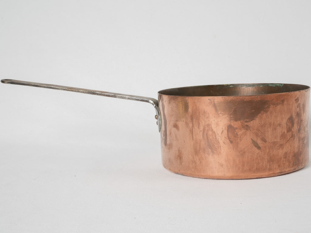 Quality 1800s iron-handled saucepan