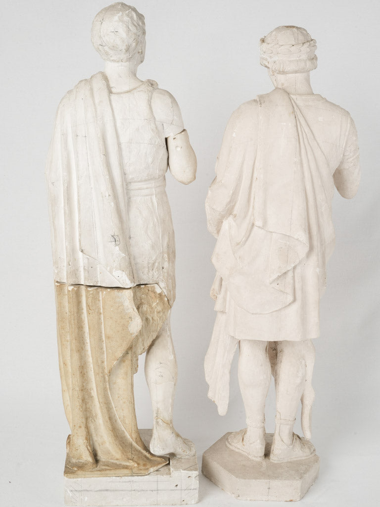 Old-world Plaster Sculptures for Bronzing