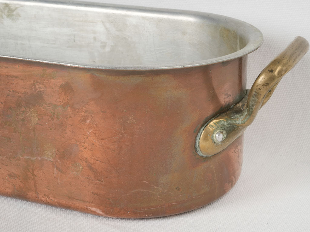 Durable tinned interior copper kettle