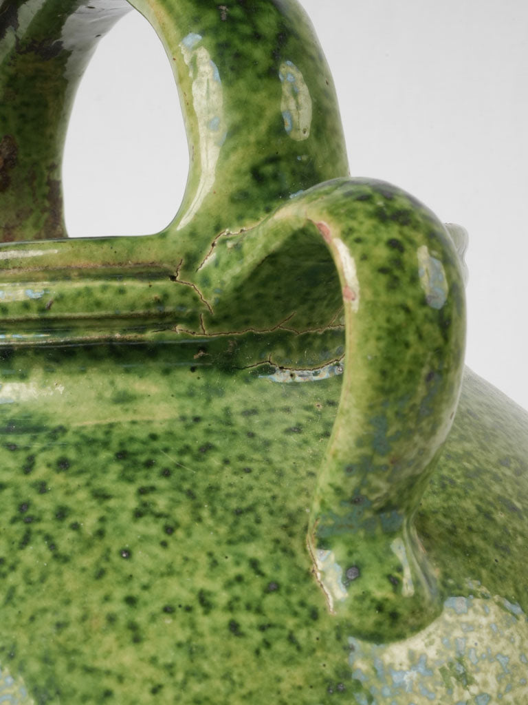 Aged French ewer with consistent glazing